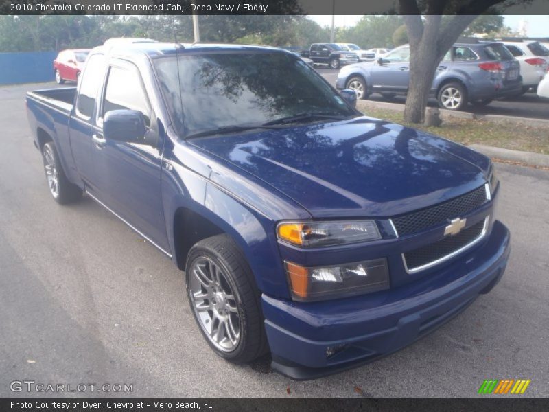 Deep Navy / Ebony 2010 Chevrolet Colorado LT Extended Cab