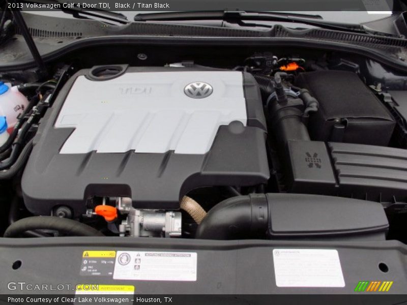 Black / Titan Black 2013 Volkswagen Golf 4 Door TDI