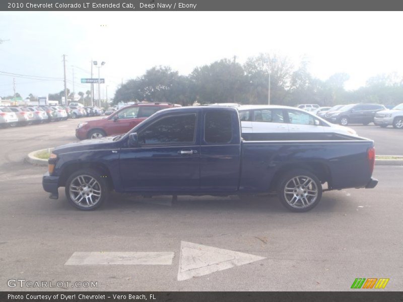 Deep Navy / Ebony 2010 Chevrolet Colorado LT Extended Cab