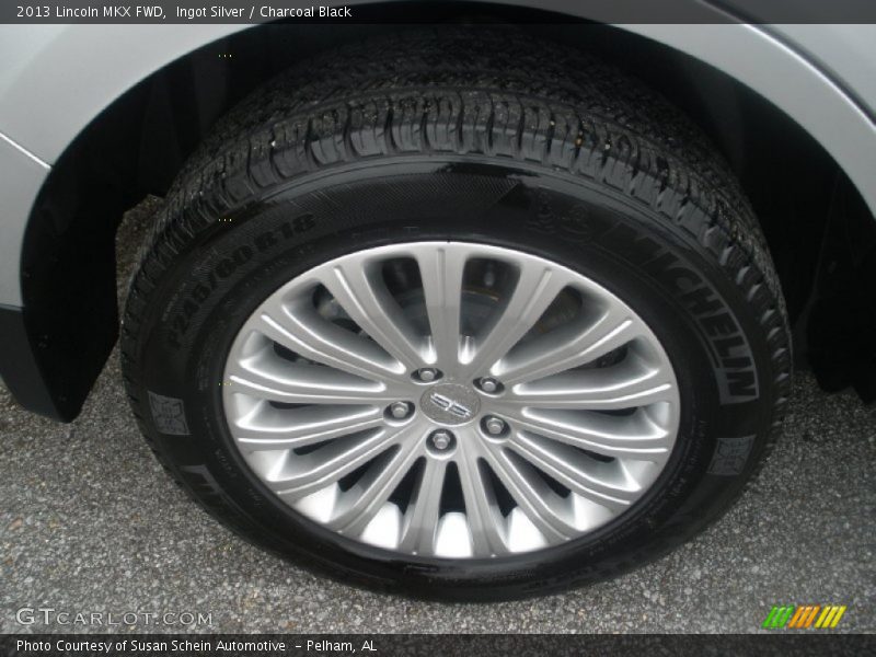 Ingot Silver / Charcoal Black 2013 Lincoln MKX FWD