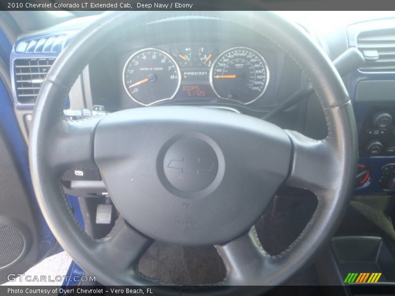 Deep Navy / Ebony 2010 Chevrolet Colorado LT Extended Cab