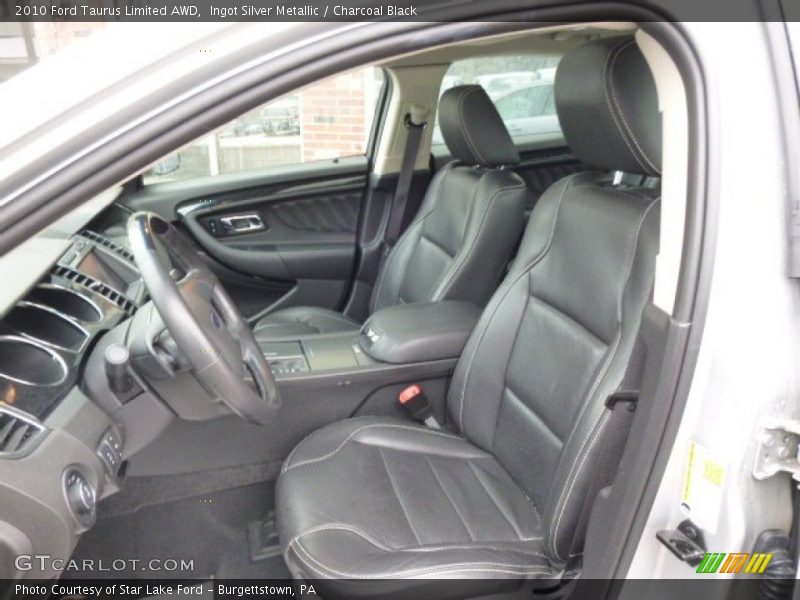 Front Seat of 2010 Taurus Limited AWD