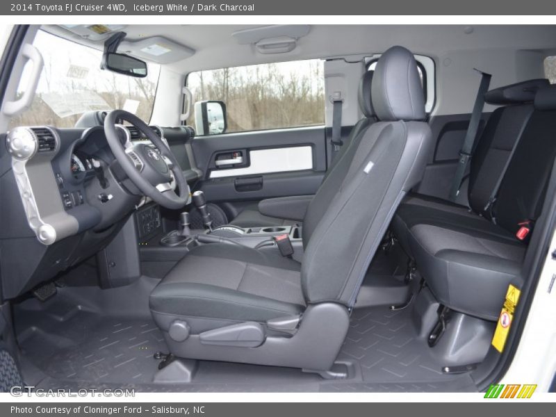 Iceberg White / Dark Charcoal 2014 Toyota FJ Cruiser 4WD