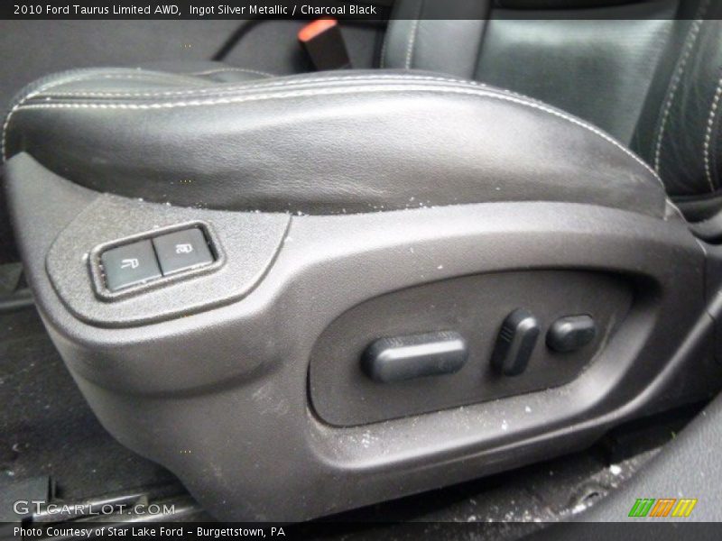 Ingot Silver Metallic / Charcoal Black 2010 Ford Taurus Limited AWD