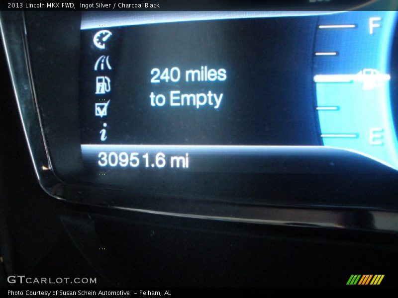Ingot Silver / Charcoal Black 2013 Lincoln MKX FWD