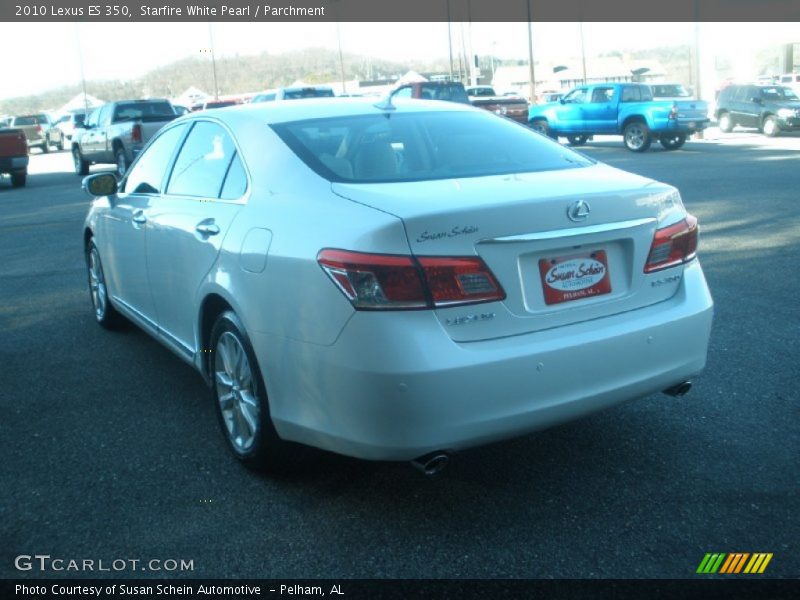 Starfire White Pearl / Parchment 2010 Lexus ES 350
