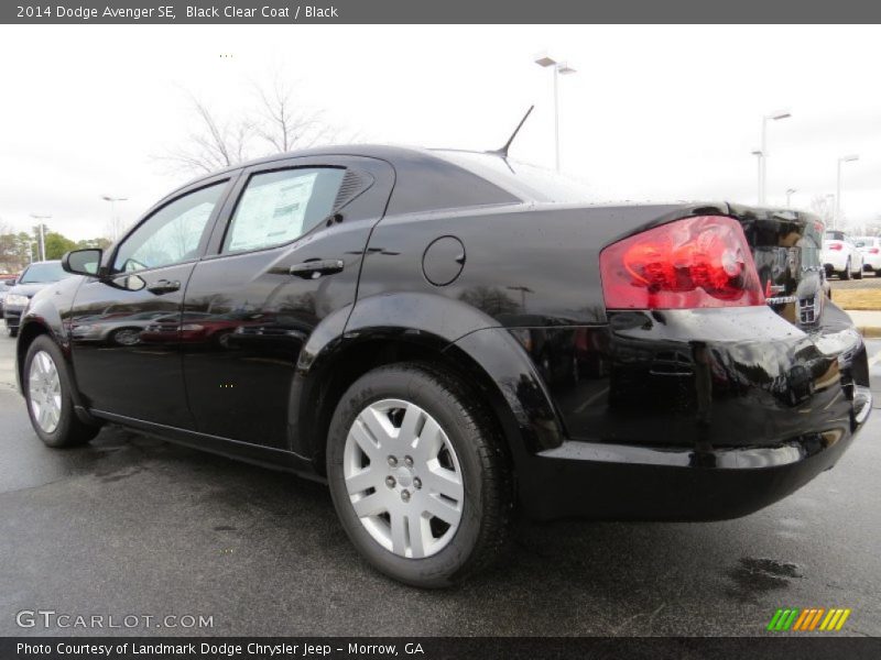 Black Clear Coat / Black 2014 Dodge Avenger SE