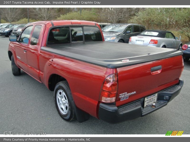 Impulse Red Pearl / Graphite Gray 2007 Toyota Tacoma Access Cab