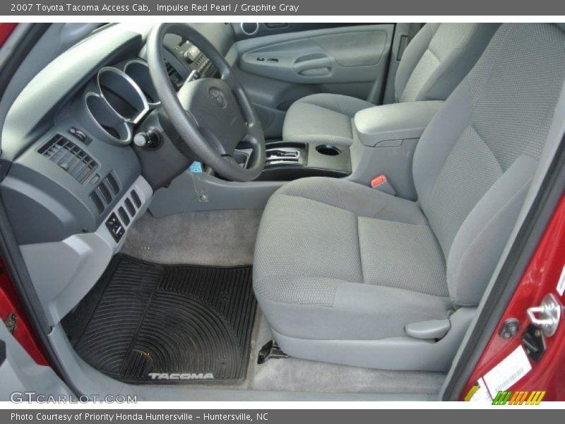  2007 Tacoma Access Cab Graphite Gray Interior
