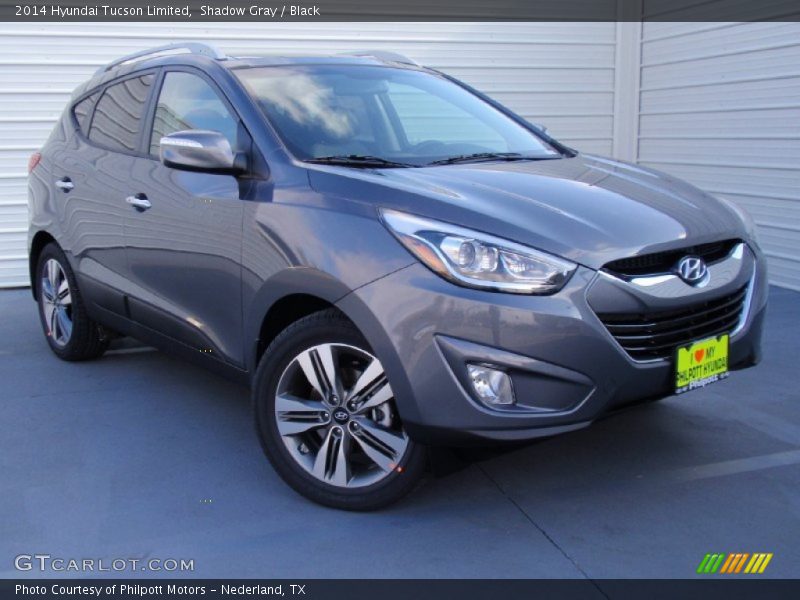 Shadow Gray / Black 2014 Hyundai Tucson Limited