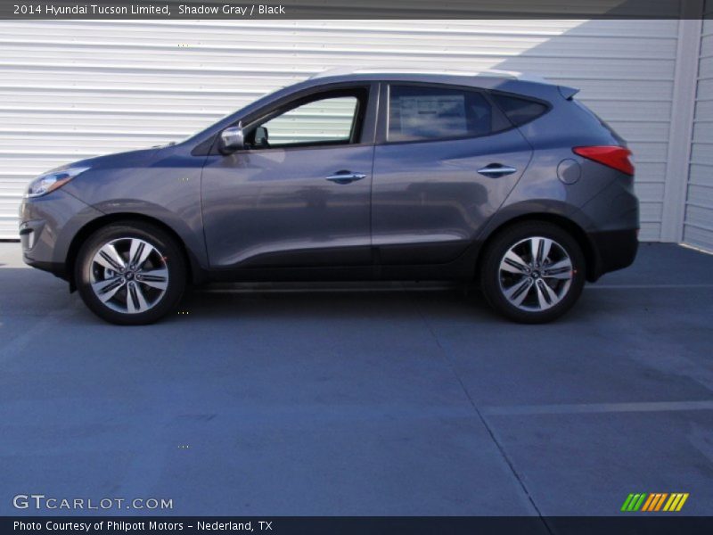 Shadow Gray / Black 2014 Hyundai Tucson Limited