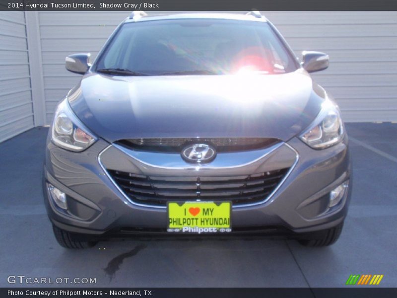 Shadow Gray / Black 2014 Hyundai Tucson Limited