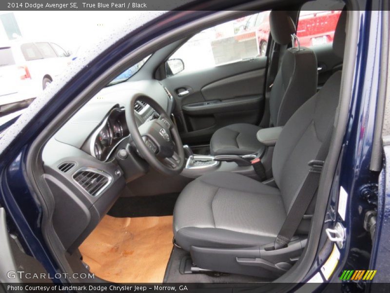 True Blue Pearl / Black 2014 Dodge Avenger SE