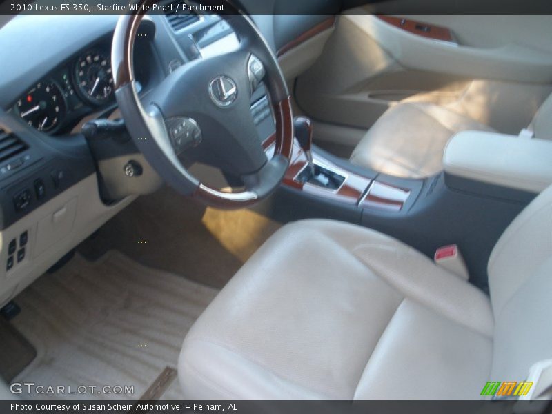 Starfire White Pearl / Parchment 2010 Lexus ES 350