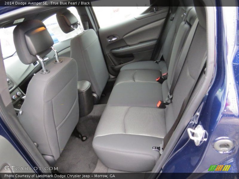 True Blue Pearl / Black 2014 Dodge Avenger SE