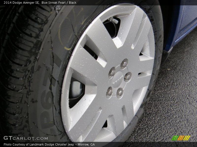 Blue Streak Pearl / Black 2014 Dodge Avenger SE