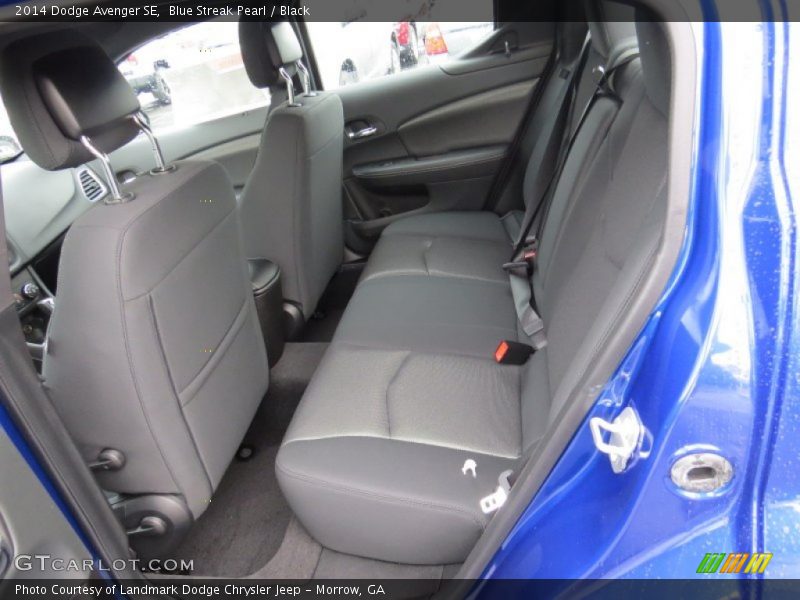 Blue Streak Pearl / Black 2014 Dodge Avenger SE