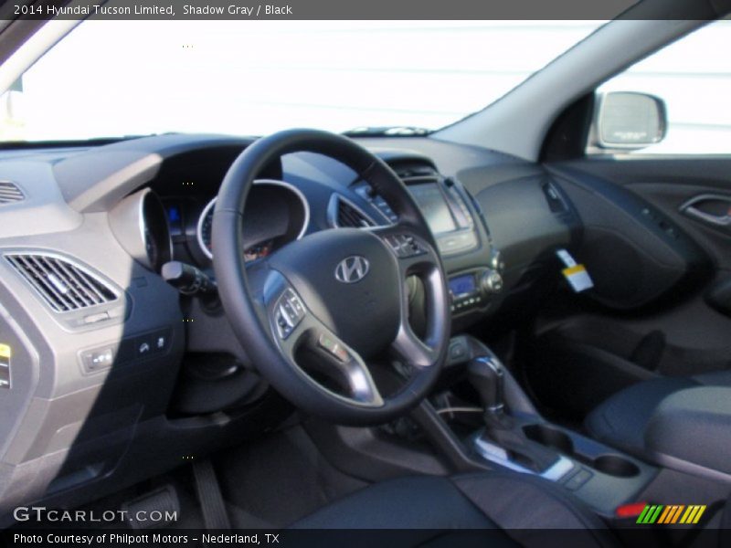 Shadow Gray / Black 2014 Hyundai Tucson Limited