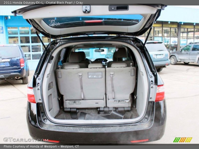 Crystal Black Pearl / Gray 2011 Honda Odyssey EX-L