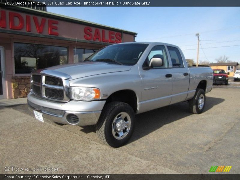 Bright Silver Metallic / Dark Slate Gray 2005 Dodge Ram 2500 SLT Quad Cab 4x4