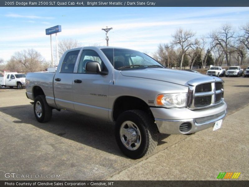 Bright Silver Metallic / Dark Slate Gray 2005 Dodge Ram 2500 SLT Quad Cab 4x4