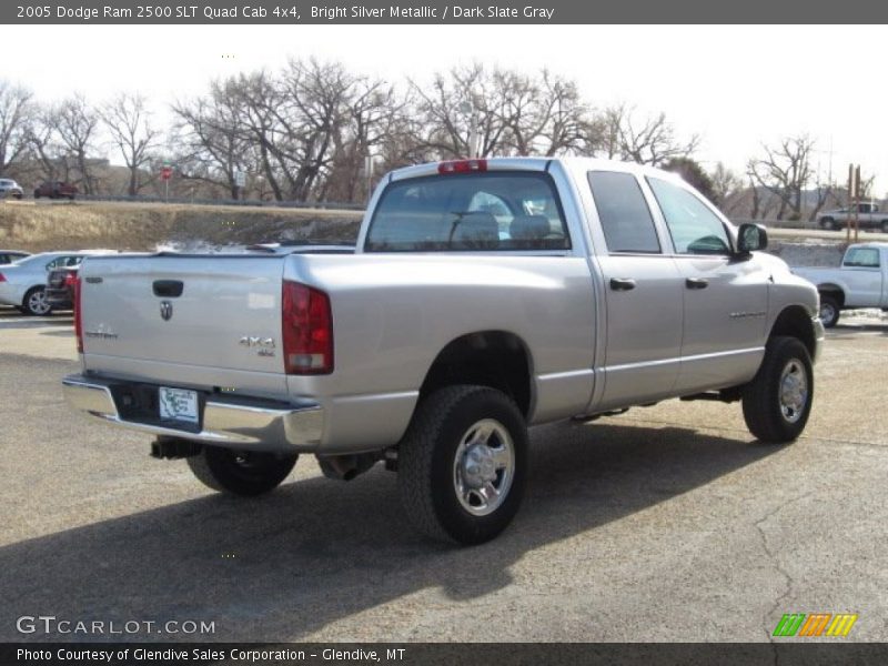 Bright Silver Metallic / Dark Slate Gray 2005 Dodge Ram 2500 SLT Quad Cab 4x4