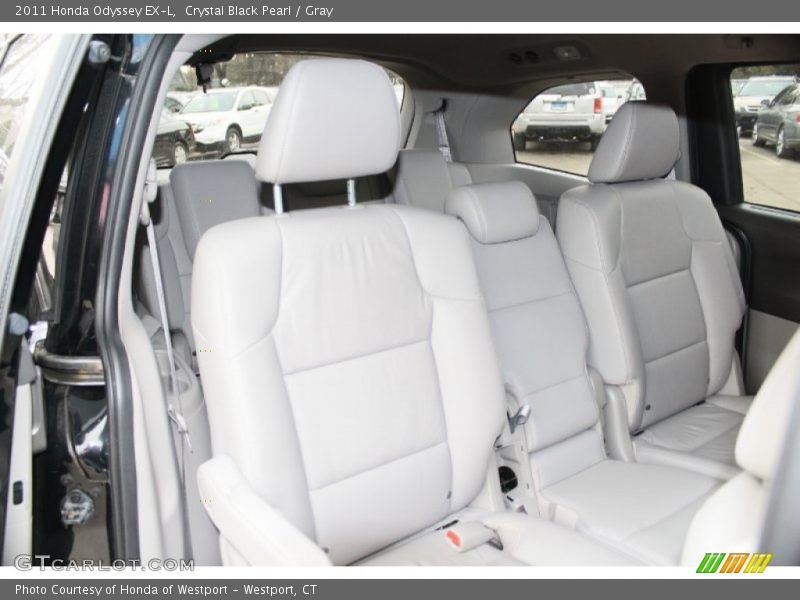Crystal Black Pearl / Gray 2011 Honda Odyssey EX-L