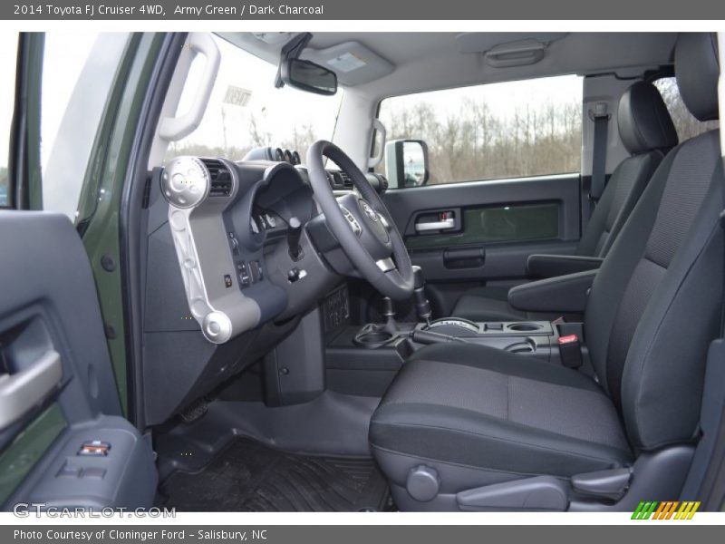Front Seat of 2014 FJ Cruiser 4WD
