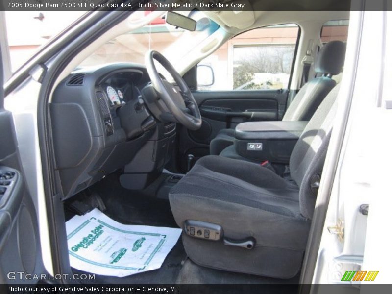 Bright Silver Metallic / Dark Slate Gray 2005 Dodge Ram 2500 SLT Quad Cab 4x4