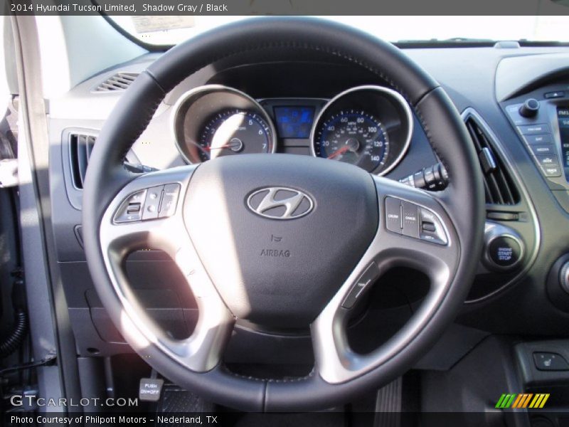 Shadow Gray / Black 2014 Hyundai Tucson Limited