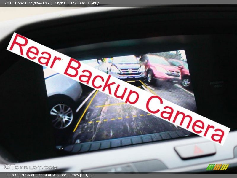 Crystal Black Pearl / Gray 2011 Honda Odyssey EX-L