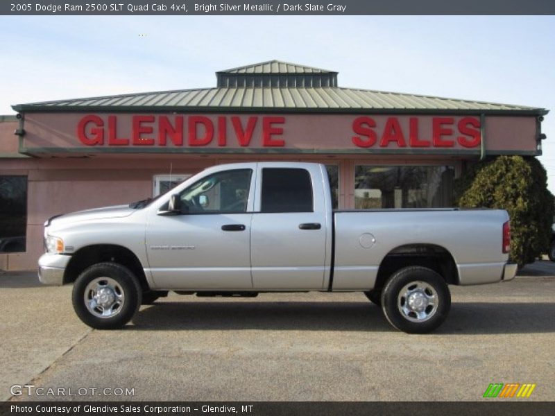 Bright Silver Metallic / Dark Slate Gray 2005 Dodge Ram 2500 SLT Quad Cab 4x4