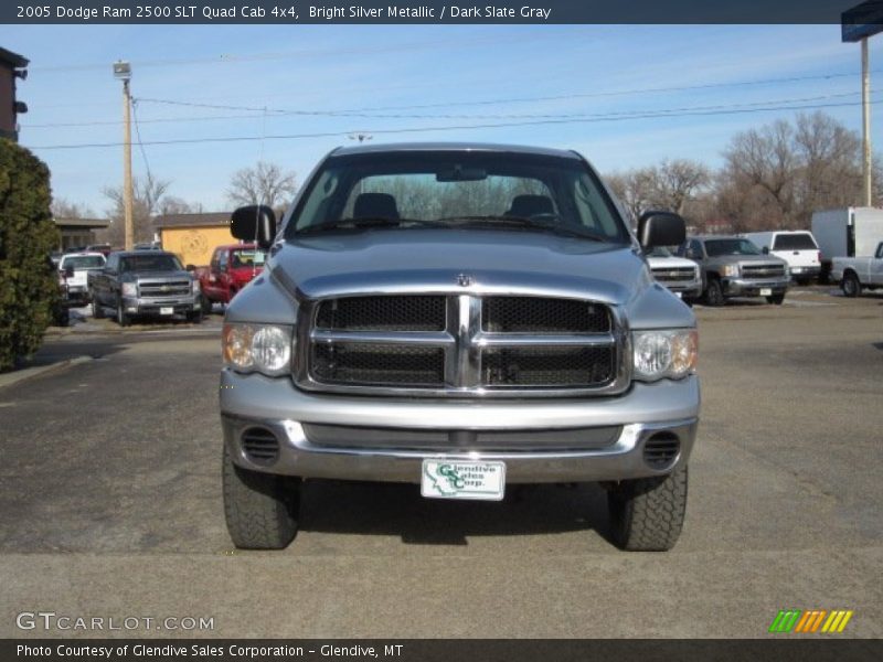 Bright Silver Metallic / Dark Slate Gray 2005 Dodge Ram 2500 SLT Quad Cab 4x4
