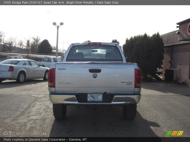 Bright Silver Metallic / Dark Slate Gray 2005 Dodge Ram 2500 SLT Quad Cab 4x4