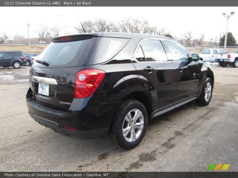 Black / Jet Black 2012 Chevrolet Equinox LS AWD