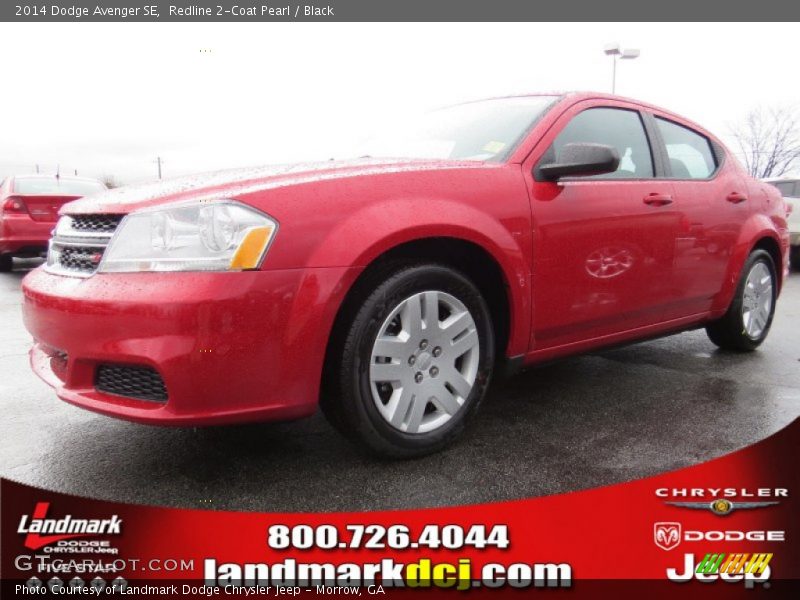 Redline 2-Coat Pearl / Black 2014 Dodge Avenger SE
