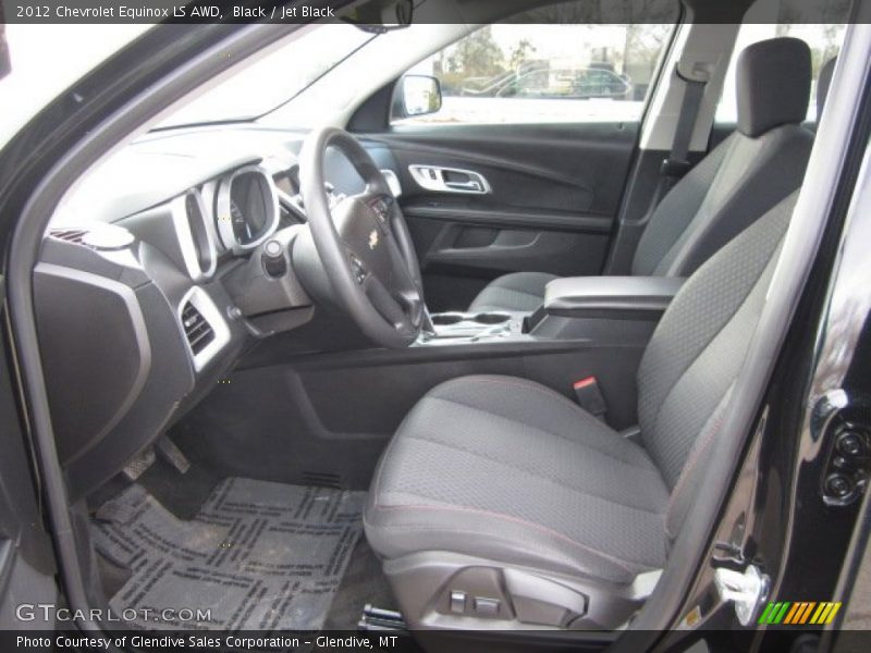 Black / Jet Black 2012 Chevrolet Equinox LS AWD