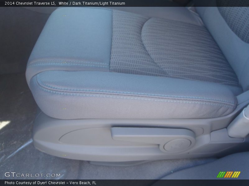 White / Dark Titanium/Light Titanium 2014 Chevrolet Traverse LS