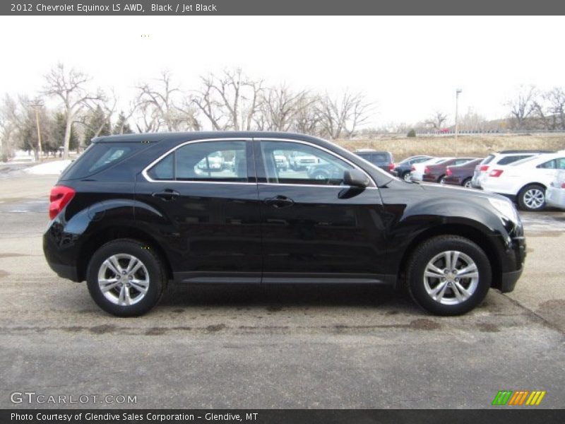 Black / Jet Black 2012 Chevrolet Equinox LS AWD