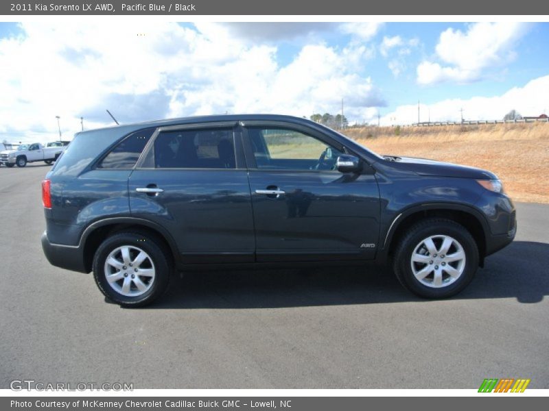 Pacific Blue / Black 2011 Kia Sorento LX AWD
