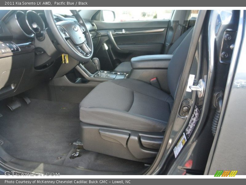 Pacific Blue / Black 2011 Kia Sorento LX AWD