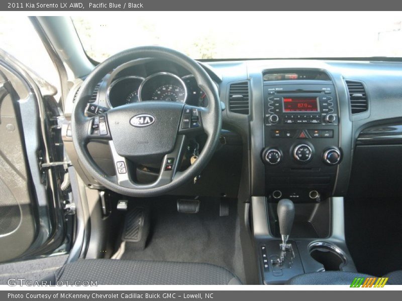 Pacific Blue / Black 2011 Kia Sorento LX AWD