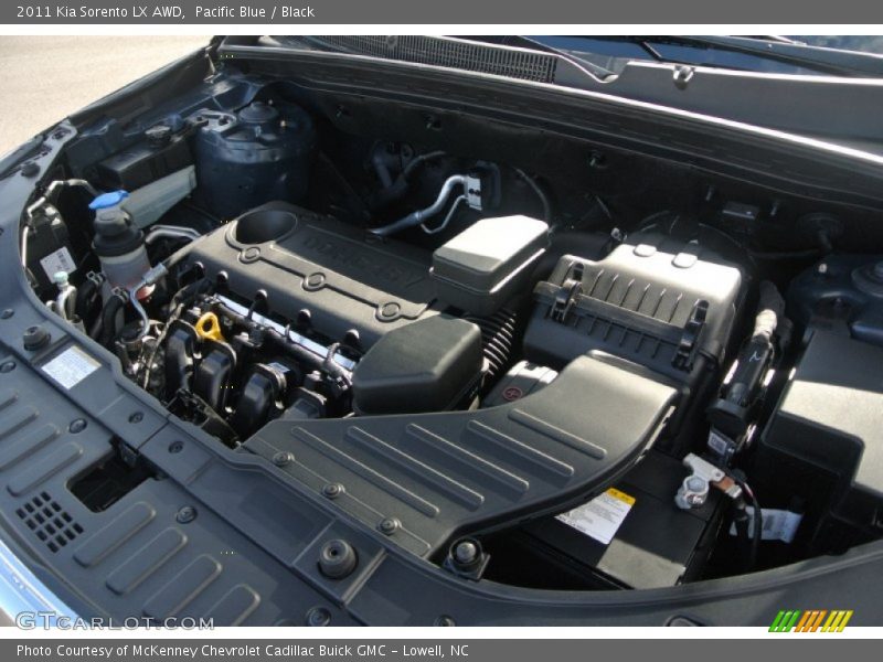 Pacific Blue / Black 2011 Kia Sorento LX AWD