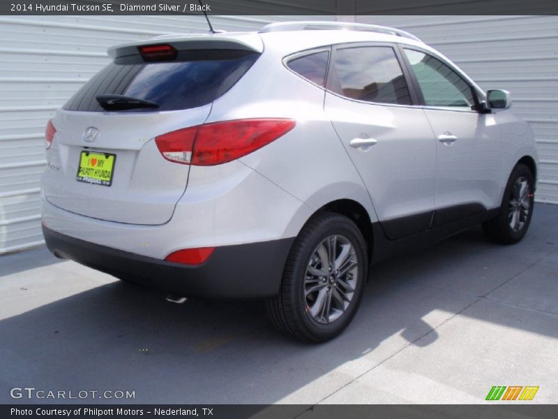 Diamond Silver / Black 2014 Hyundai Tucson SE