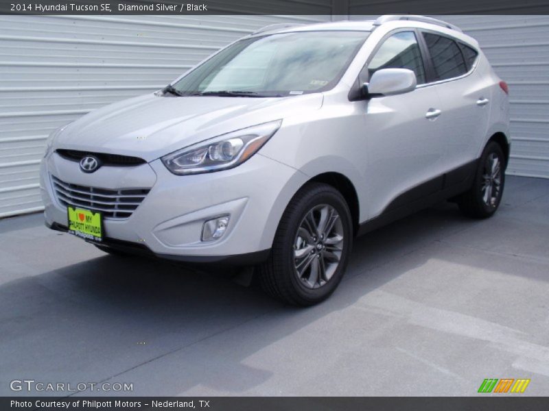 Diamond Silver / Black 2014 Hyundai Tucson SE