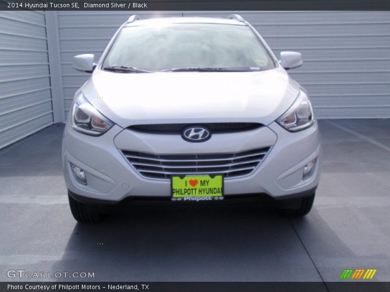 Diamond Silver / Black 2014 Hyundai Tucson SE