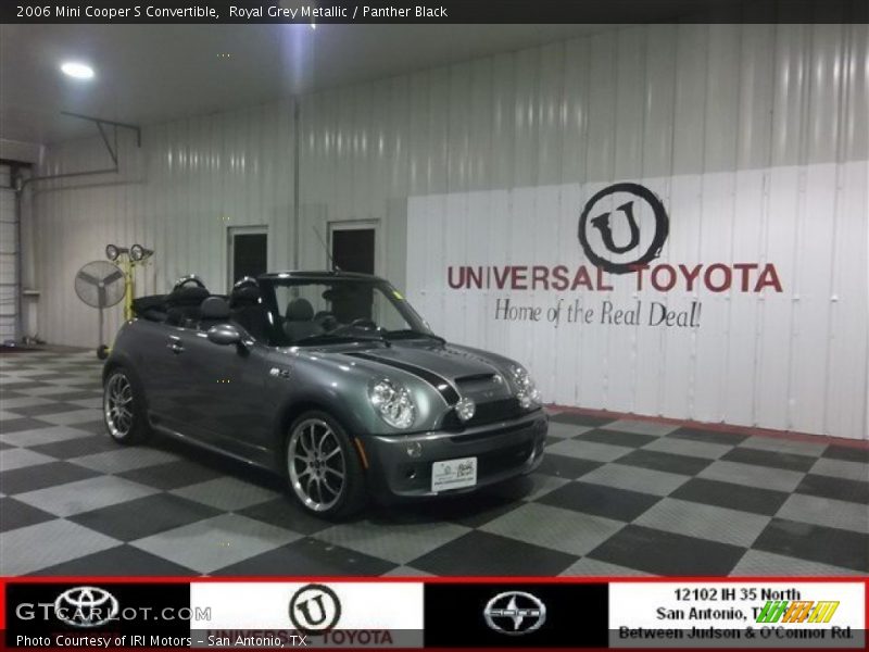 Royal Grey Metallic / Panther Black 2006 Mini Cooper S Convertible