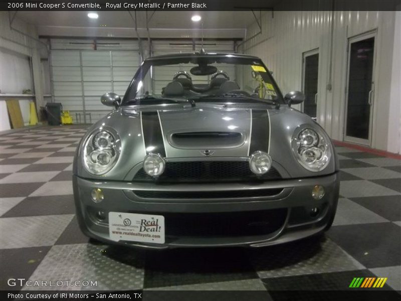 Royal Grey Metallic / Panther Black 2006 Mini Cooper S Convertible