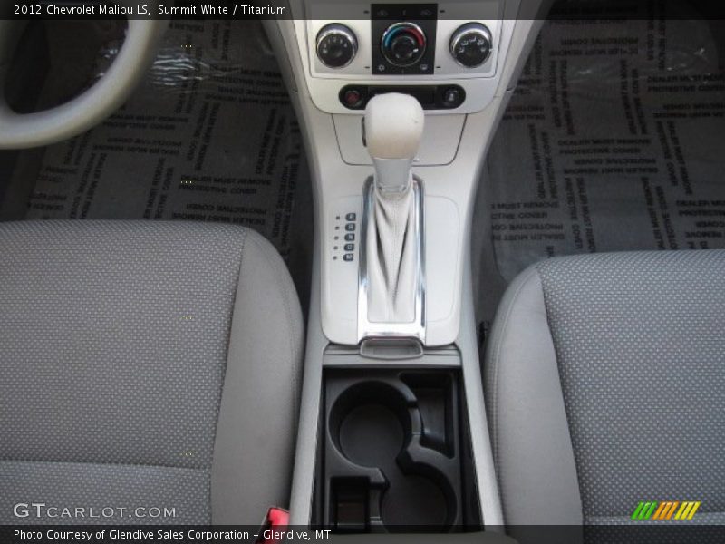Summit White / Titanium 2012 Chevrolet Malibu LS