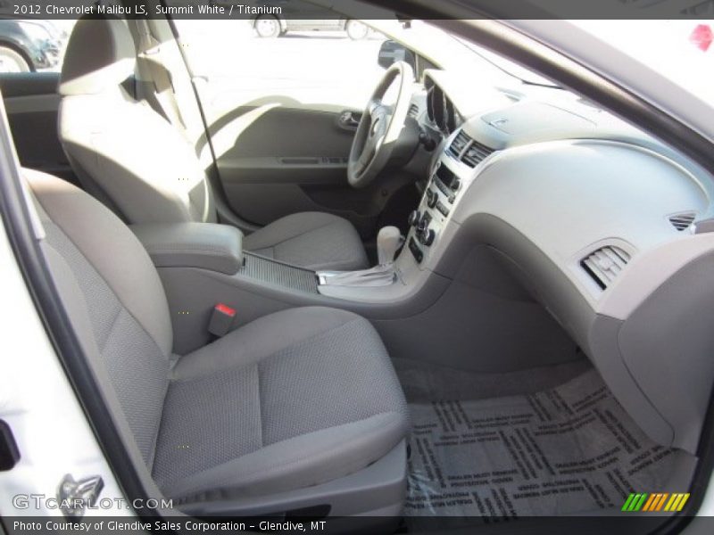 Summit White / Titanium 2012 Chevrolet Malibu LS